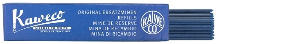 Mine 2 mm Kaweco, série Accessoires Bleu (24/boîte)