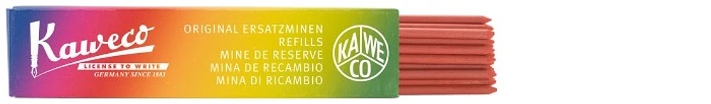 Mine 2 mm Kaweco, série Accessoires Rouge (24/boîte)