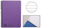 Clairefontaine (A5) Wirebound notebook, Europa series Violet (148 mm x 210 mm, lined)