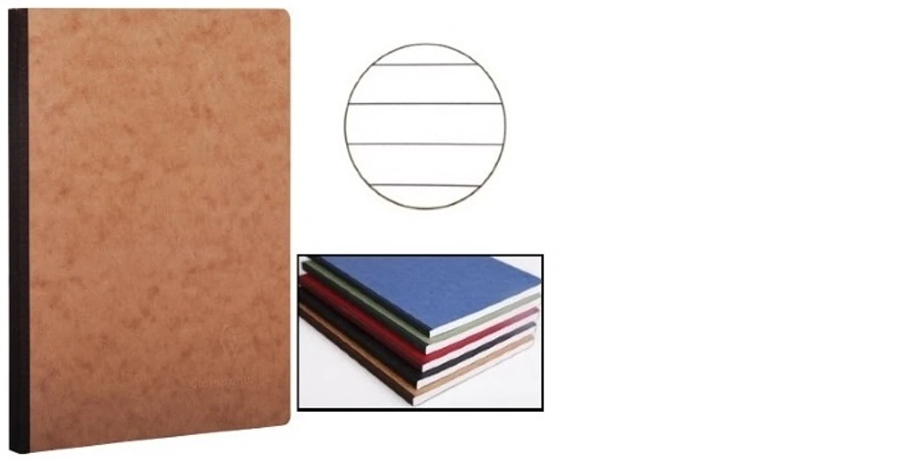 Clairefontaine (A5) Clothbound notebook, Age Bag series (148 mm x 210 mm