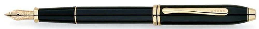 Cross Fountain pen, Townsend serie Black GT
