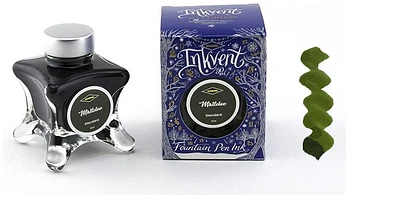 Bouteille d'encre Diamine, série Inkvent Encre Mistletoe (50ml)