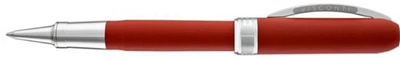 Stylo bille roulante Visconti, série Eco-Logic Rouge/Palladium