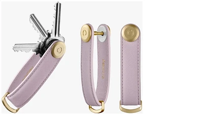 Organisateur de clé Orbitkey, série Saffiano Lilas