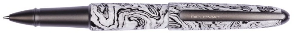 Diplomat Roller ball, Aero series Black & White (Volute)