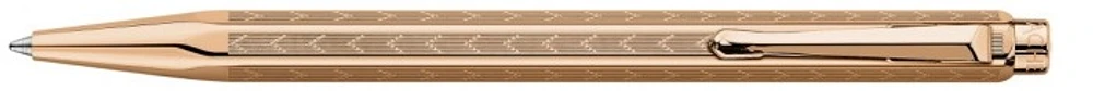 Caran d'Ache Ballpoint pen, Ecridor Chevron series Rose gold