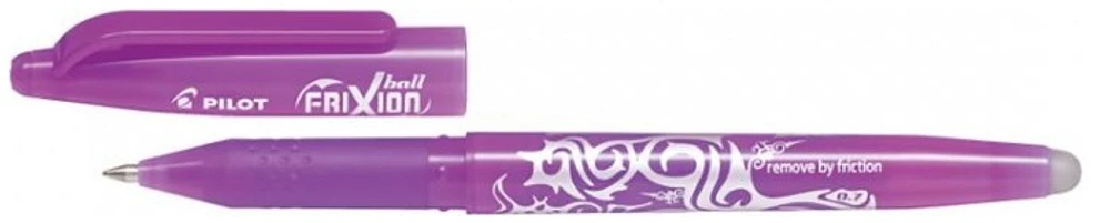Stylo encre gel Pilot, série Frixion ball Encre violet pâle