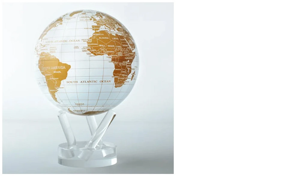 MOVA International Globe, 4.5 inch MOVA Globes series White