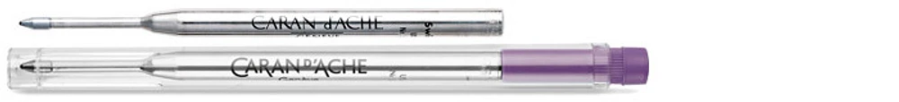 Recharge stylo Caran d'Ache, série Recharge & encre Encre violette
