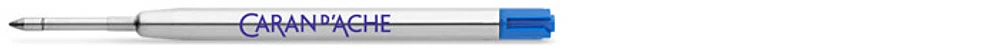 Recharge (Gel pour stylo à bille) Caran d'Ache, série Recharge & encre Encre bleu
