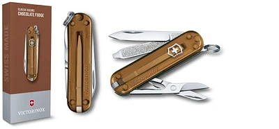 Victorinox Knife, Classic Colors series Translucent brown (Classic SD-Chocolate Fudge)
