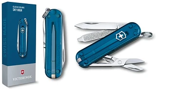 Couteau Victorinox, série Classic Colors Sarcelle translucide (Classic SD-Sky High)