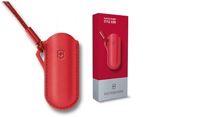 Victorinox pouch, Classic Colors series (leather pouch