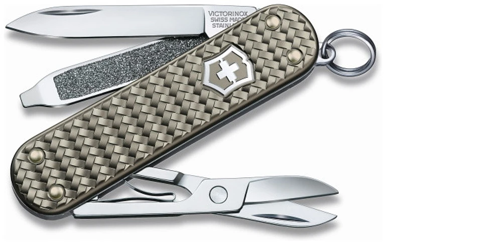 Couteau Victorinox, série Classic Precious Alox Collection Gris (Classic SD)