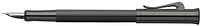 Faber-Castell, Graf von Fountain pen, Guilloche Black Edition series Black BKT