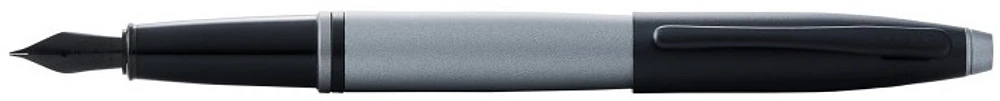 Stylo plume Cross, série Calais Gris/Noir