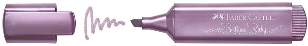 Faber-Castell Office Highlighter, Textliner 1546 Metallic series Brilliant Ruby