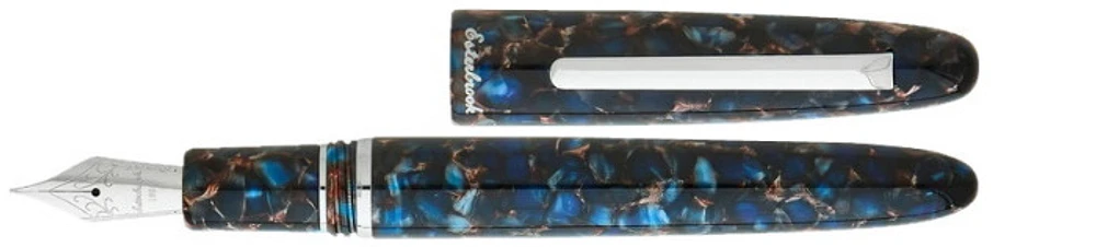 Esterbrook Fountain pen, Estie Core Nouveau Bleu CT series (Standard - Custom Needlepoint Nib)