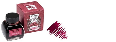 Bouteille d'encre Platinum, série Classic Ink Encre fuchsia (Cassis Black - 60ml)