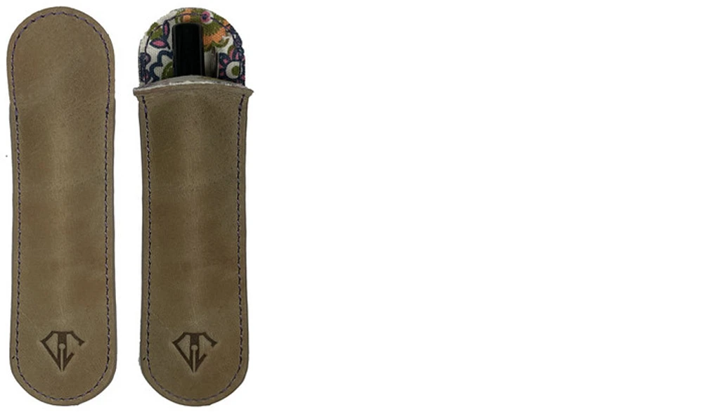 Étui Dee Charles, série Single Pen Case Beige (Desert Purple)