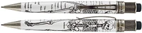 Retro 51 Mechanical pencil, Tornado Dr Gray series Black & White (1.15mm)