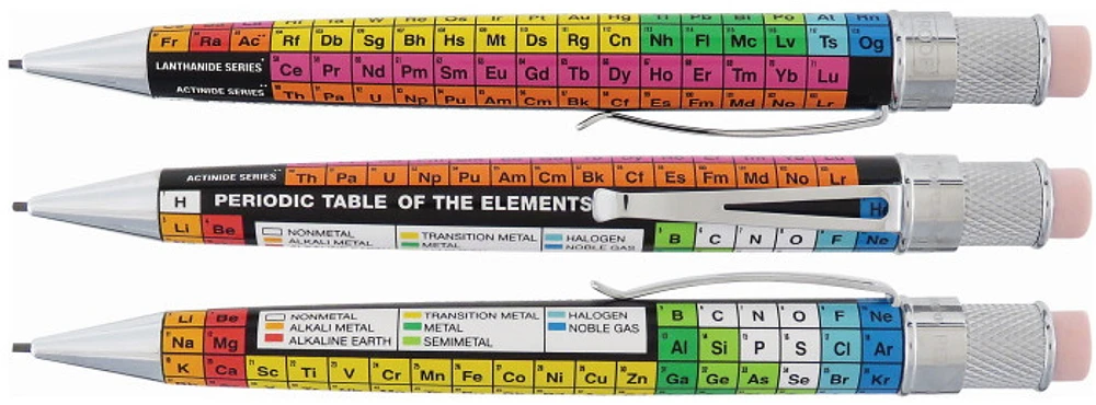 Retro 51 Mechanical pencil, Tornado Dmitri series Periodic Table (1.15mm)