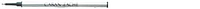 Caran d'Ache Felt tip refill, Refill & ink - Recharge & encre serie Black ink
