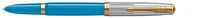 Stylo plume Parker, série 51 New generation Premium Turquoise/Acier inoxydable GT