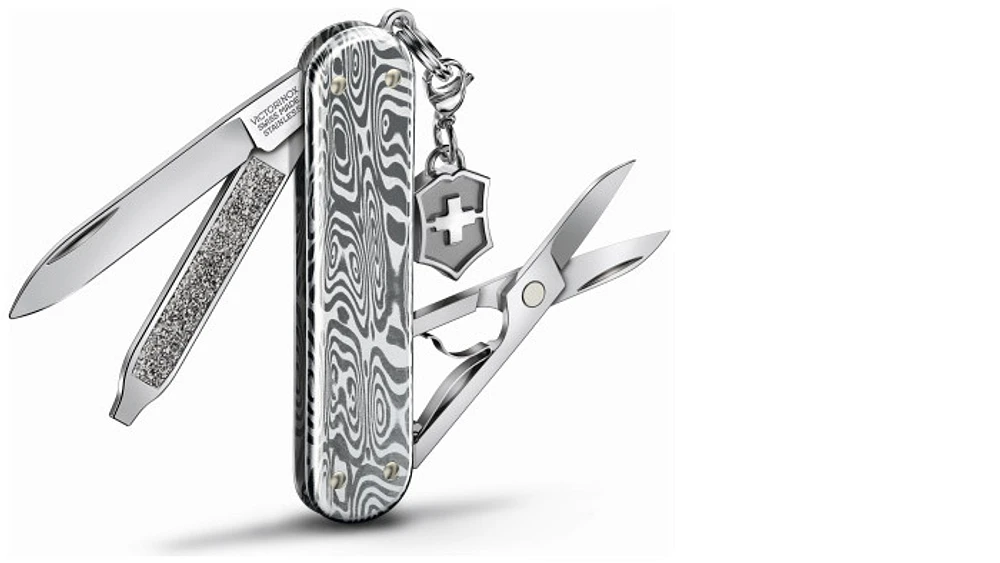 Victorinox Knife, Classic SD Brilliant Collection series Damast