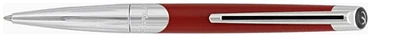 Stylo bille Dupont, S.T., série Défi Millennium Rouge mat CT