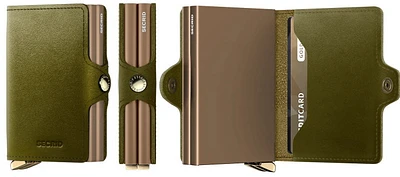 Porte-cartes Secrid, série Premium Twinwallet Vert Olive (Dusk Olive)