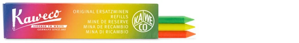 Mine 5.6mm Kaweco, série Accessoires Mélange de surligneur (3/boîte)