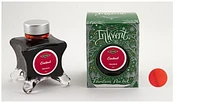 Diamine Ink bottle, Inkvent Green Edition series Cardinal ink (50ml)