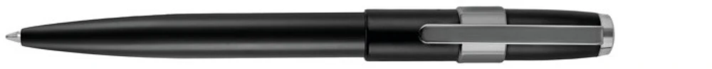 Stylo bille Cerruti 1881, série Block Noir mat & Gun métal