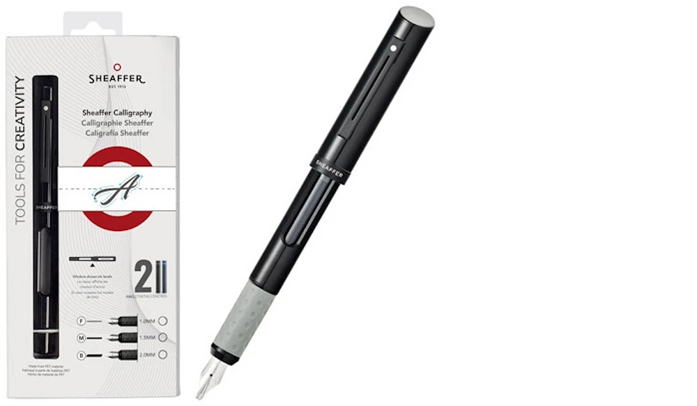 Stylo plume Sheaffer, série Calligraphy Noir