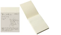 Midori Notepad (A7), MD Sticky Memo Pad series Cream (Ruled, 76mm x 102mm)
