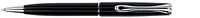 Stylo bille Diplomat, série Esteem Noir laqué CT