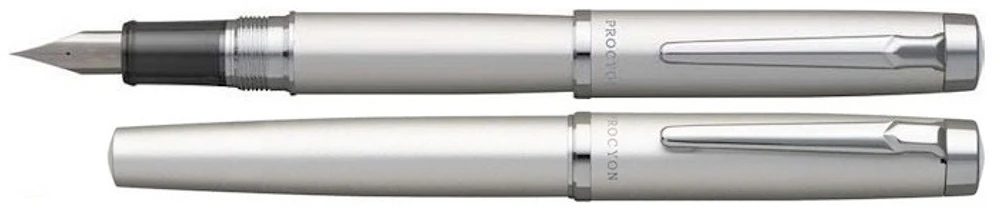 Stylo plume Platinum, série Procyon Luster Argent satiné  