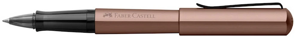 Stylo bille roulante Faber-Castell Design, série Hexo Bronze BKT