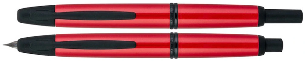Stylo plume Pilot, série Édition Limitée Capless 2023 60e anniversaire Kanreki Rouge BKT