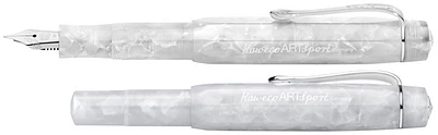 Stylo plume Kaweco, série Art Sport Blanc Minéral CT
