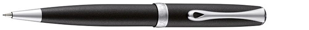 Porte mine Diplomat, série Excellence A² Noir mat/Chrome mat