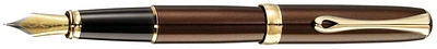 Diplomat Fountain pen, Excellence A² series Brown GT