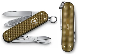 Couteau Victorinox, série Édition Limitée Alox 2024 Brun Terre (Classic SD)