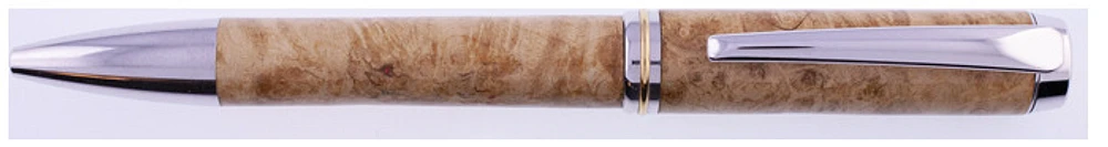 Stylo bille Ecowoodturner, série Jr.Gentlemen's Brun Pâle (#1109)