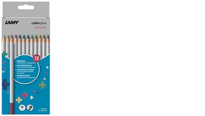 Lamy colored pencil set, Colorplus series - Cardboard box of 12 pencils (Metallic colors)