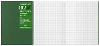 Traveler's Company Notebook refill, Notebook Passport Size Refill series White (Squared, 89mm x 124mm)
