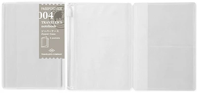 Traveler's Company Pouch, Notebook Passport Size Refill series Transparent