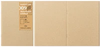 Traveler's Company Notebook refill, Notebook Passport Size Refill series Light brown (Plain, 89mm x 124mm)