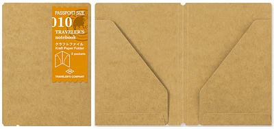 Traveler's Company Folder, Notebook Passport Size Refill series Light brown  